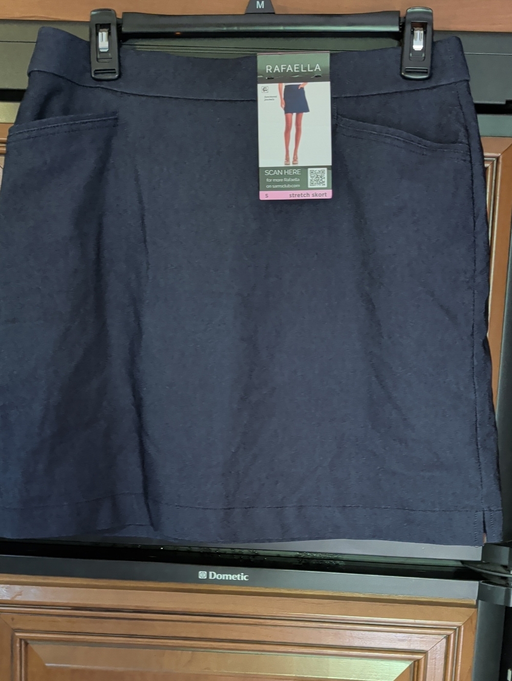 Rafaella Navy Stretch Skort - Women's Casual A-Line